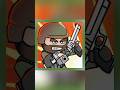 Minecraft mini militia pixelart 😍#shorts #minecraft