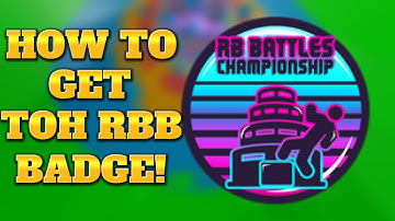 HOW TO GET THE TOWER OF HELL RBB BADGE! - Roblox