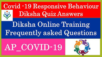 Covid-19 quiz answers|AP_COVID-19 Responsive Behaviour| covid-19 frequently asked questions |Diksha