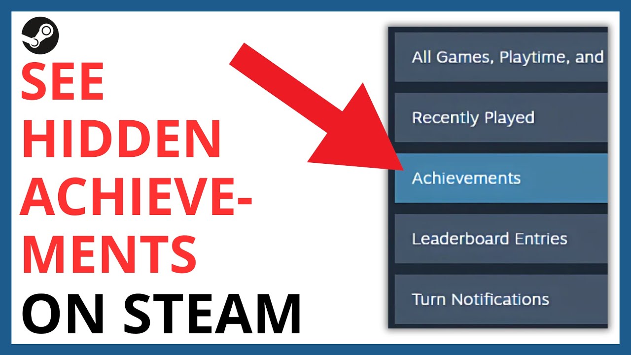 How to See Hidden Achievements on Steam [QUICK GUIDE] YouTube