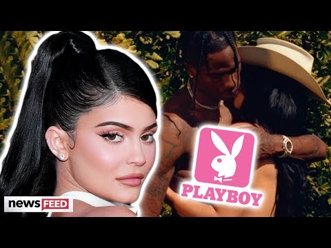 Kylie Jenner STRIPS DOWN With Travis Scott For Playboy!!!