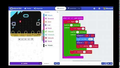 Micro:bit programozás: Ciklusok - 1. feladat megoldás
