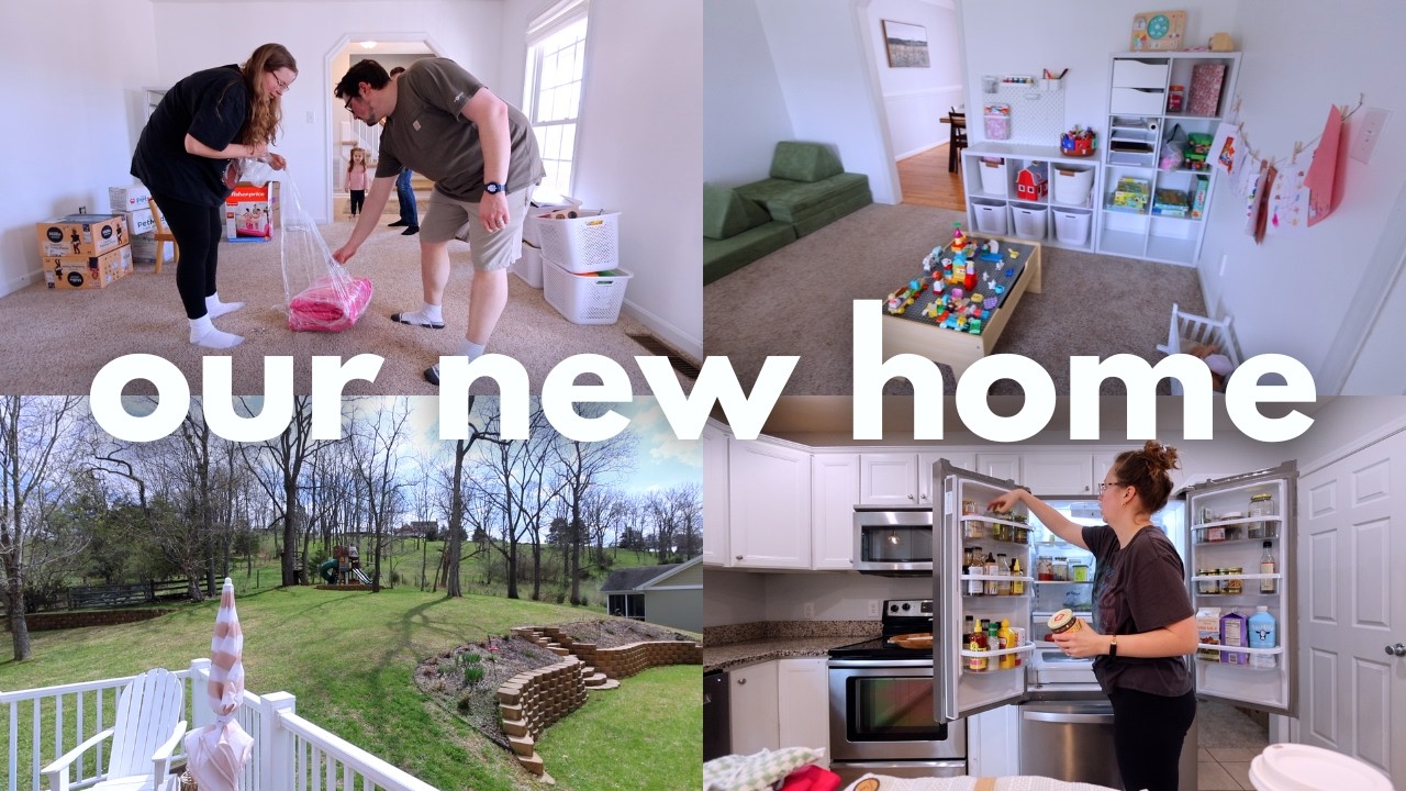 Moving, Cleaning & a House Tour | Settling Into Our New Home 🤍 - YouTube