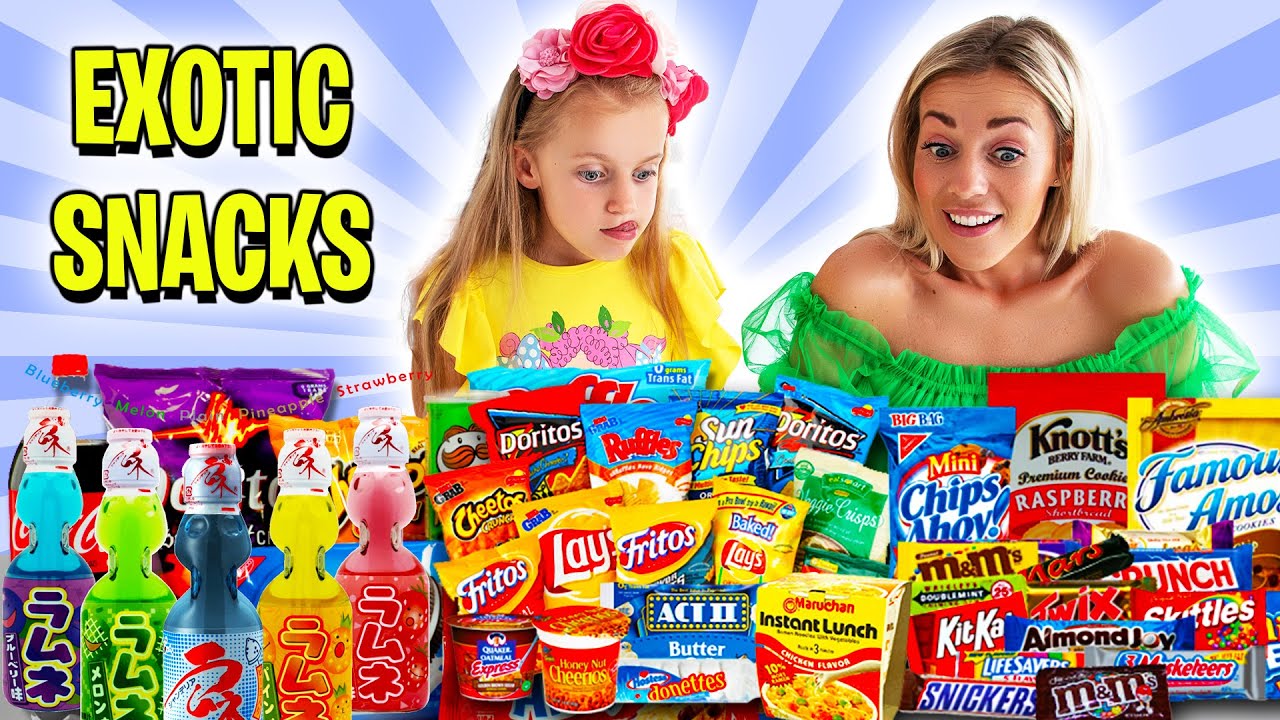 Eating the most EXOTIC SNACKS in the World! YouTube