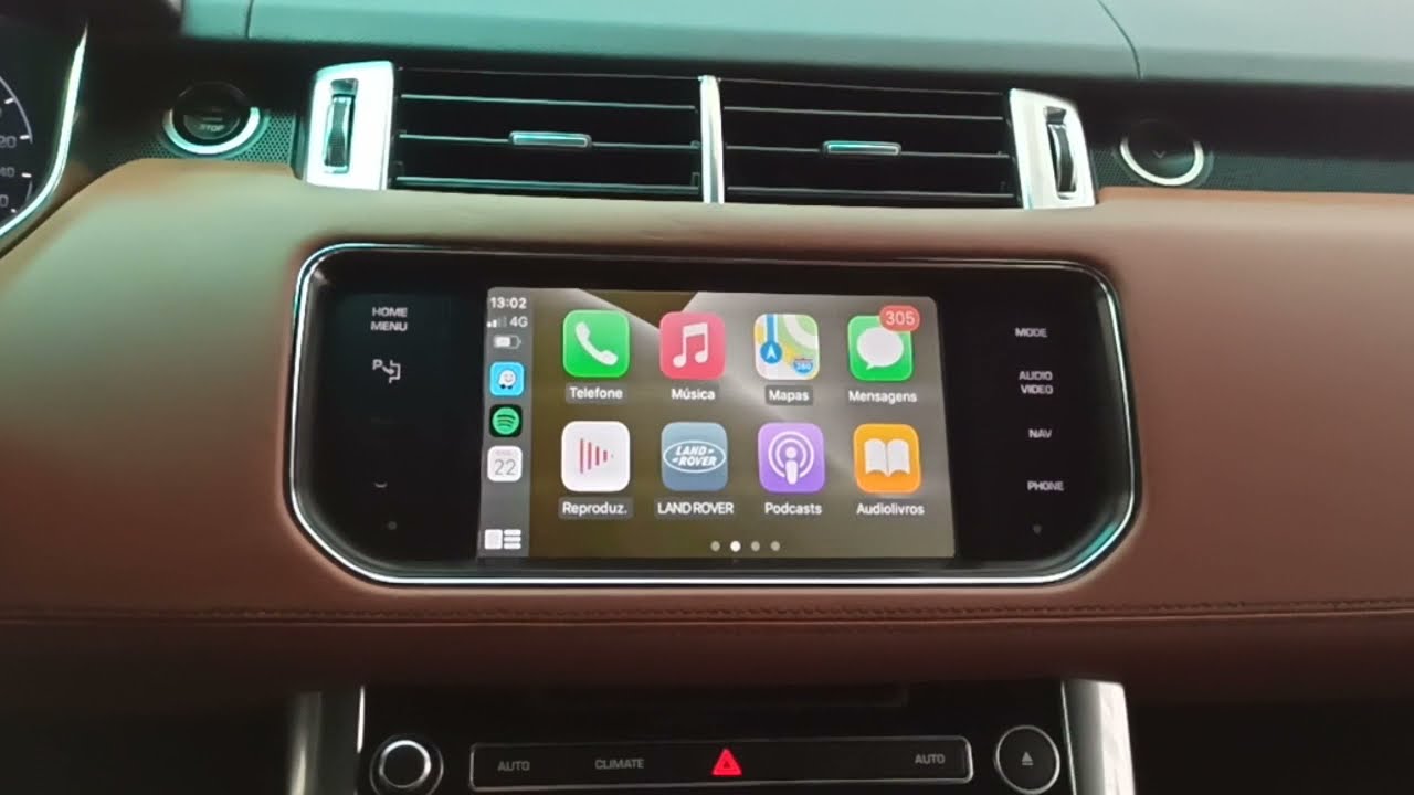Range Rover Sport 2014/2015 | Instalação Apple CarPlay e Android Auto - ArtsomAuto