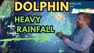 Super Typhoon Dolphin forecast and monsoonal inflow for the Philippines