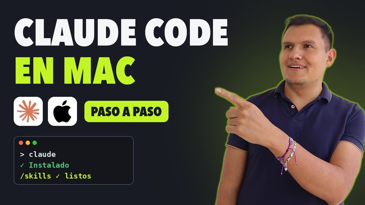 Cómo instalar Claude Code en Mac paso a paso (+ skills) - YouTube
