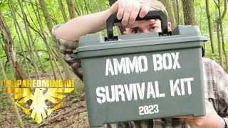 Ammo Box Survival Kit Build (15 min challenge)  Preparedmind101
