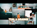 Teal & Orange Lightroom Mobile Presets | Teal & Orange Presets | Aqua Presets