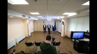 Briefing de presă susținut de deputații Marina Tauber și Denis Ulanov