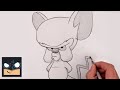 How To Draw The Brain | Pinky and the Brain Sketch Tutorial