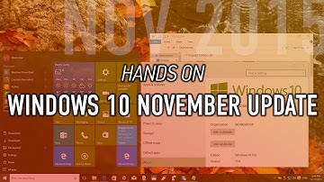 Windows 10 November update: Hands-on demo with new features and changes (version 1511)