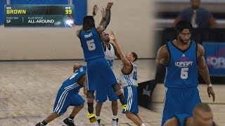 I Modded NBA 2K11 And Made a 99 OVR 6'10 DemiGod (First Draft Combine Game)