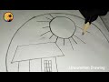 Easy Circle scenery drawing Ideas Pencil drawing in a easy drawing #drawing #viralvideo #art #circle