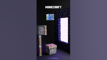 Minecraft vs Real Life in the Nether 🔥🔥🔥 #minecraft #3danimation #animation #minecraft