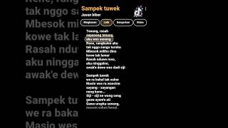 (Lirik google) Sampek tuwek - Jasun biber // tiktok version