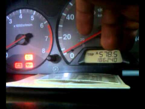 1998 Honda accord maintenance light flashing