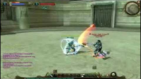Aion - Gladiator lvl 43 showing Skills