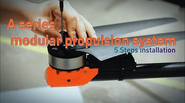 QUICK DISASSEMBLY & ASSEMBLY of T-MOTOR A series modular propulsion system drone arm set