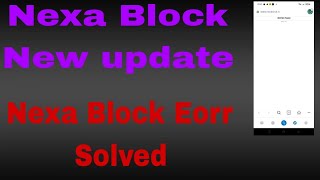 Nexa Block not open problem solved screenshot 4