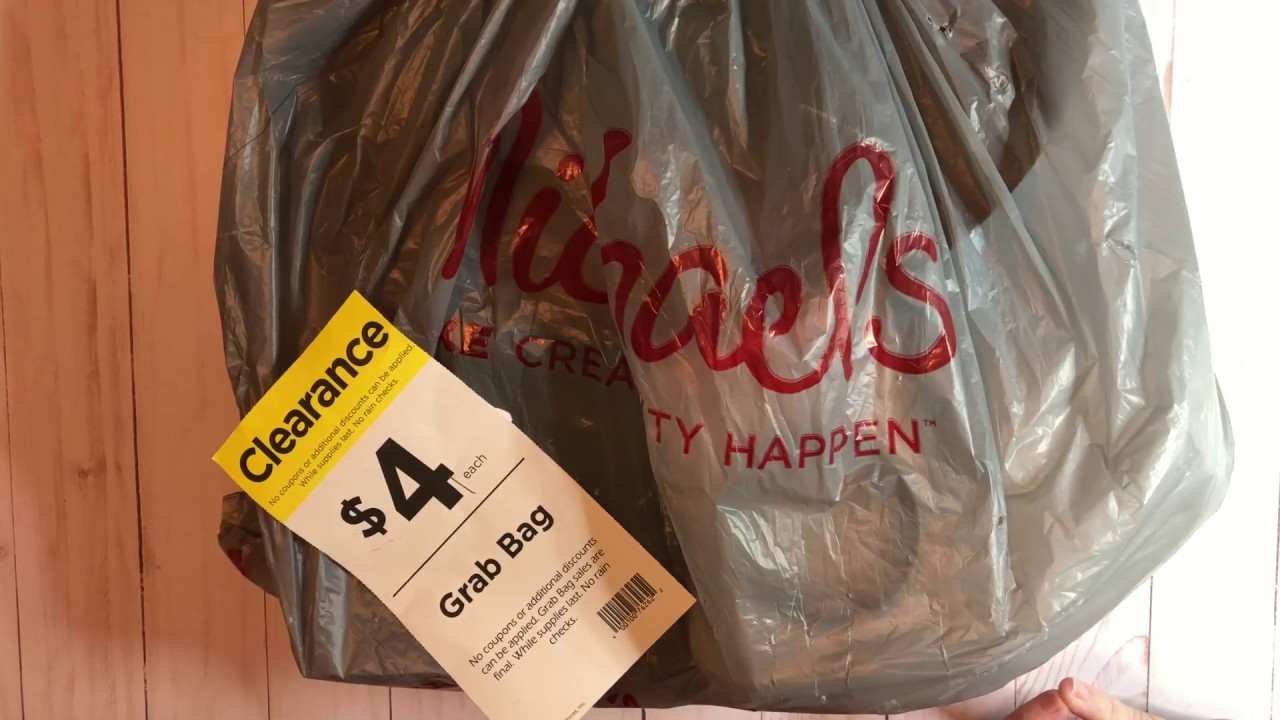 Michael's 4 Clearance Grab Bags!! 20 buys 581.40 worth of