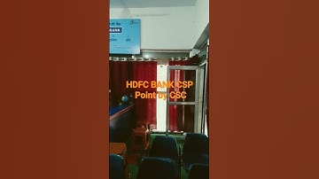 HDFC Bank CSP Point by CSC
