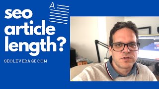 What is the Perfect Article Length for SEO Ranking