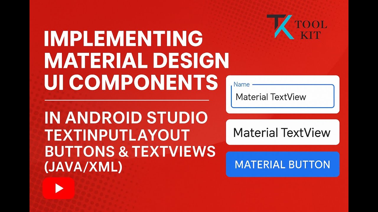 How to create Material-UI Edittext, Buttons & TextViews in Android ...