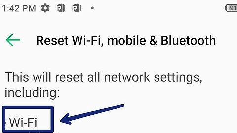 WiFi Reset setting infinix zero 5g | how to reset wifi setting