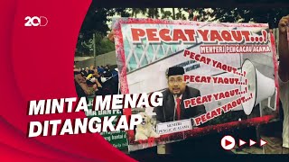 Massa Aksi Bela Islam Gelar Demo Desak Kapolri Tangkap Yaqut