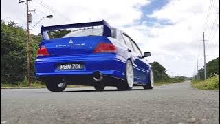 Evo 7 Revving and launch