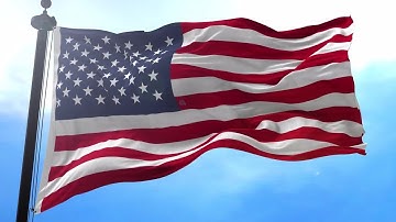 USA Flag Animation Motion Graphics