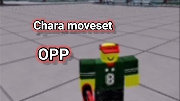 Chara Moveset Made by me | Op Moveset | The Strongest battleground script