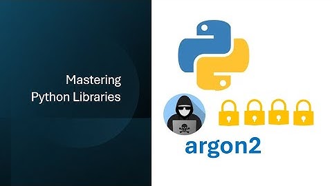 argon2:  The KING of Password Hashing - PHC Winner!