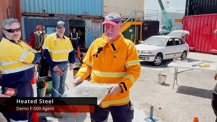 F-500 Encapsulator Agent - Rapid Cooling Effect Demonstrations