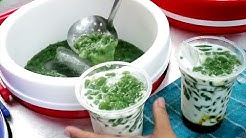 ALAMI ! TANPA PEWARNA | ES CENDOL DUREN BU ATI | Kawasan Jajanan Ampera Pademangan - Durasi: 4.39. 