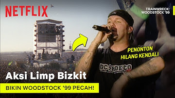 Thumbnail of Limp Bizkit Sukses Memantik Aksi Brutal Penonton | Trainwreck: Woodstock '99 | Clip