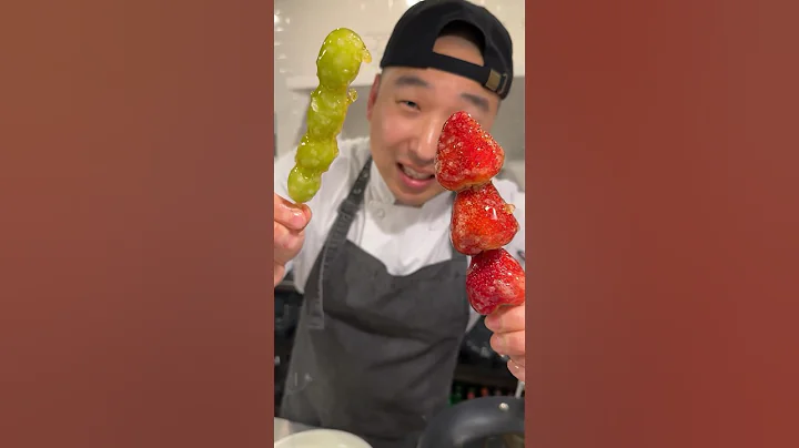 How to Make Tanghulu 🍓👨🏻‍🍳🍭