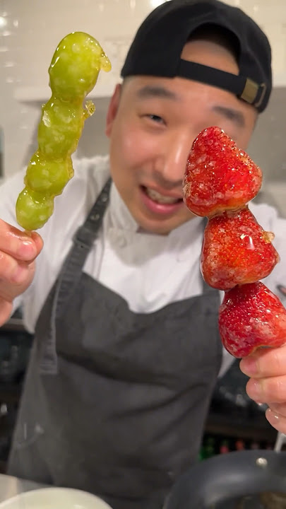 How to Make Tanghulu 🍓👨🏻‍🍳🍭