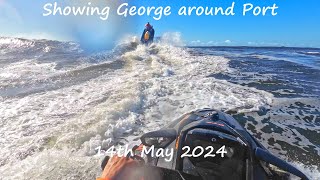 On the ski with George around Port. 14th May 2024