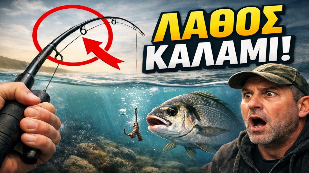 Μην κατηγορείς το ψάρι! Το καλάμι σου φταίει (Κι εσύ δεν το ξέρεις).