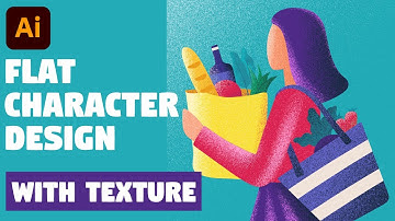 Character Illustration in Adobe Illustrator | Illustration Process from sketch to vector (Speed Art)