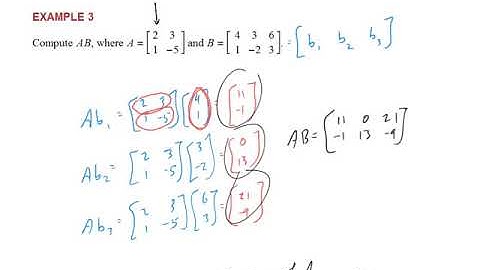 2.1 - Matrix Operations