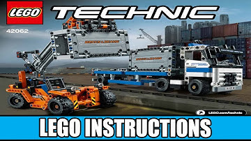 LEGO Instructions | Technic | 42062 | Container Straddle-Carrier With Truck and Container