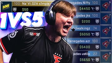 When S1MPLE 1v5 Clutches..