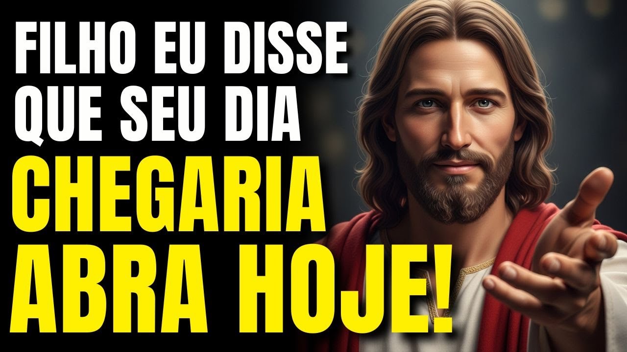 DEUS DIZ: FILHO, SEU MILAGRE CHEGOU AGORA, OUÇA ESTA MENSAGEM