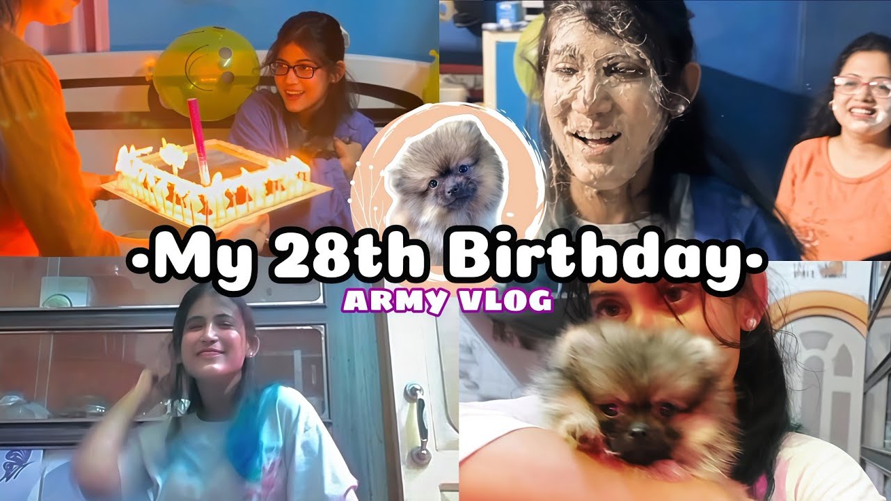 My 28th Birthday 🎂: Cake Fight, Trying Monalisa Dance, Feeding CoCo #btsarmy
