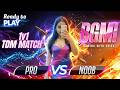 40 FPS vs Iphone || TDM MATCH || 1V1 || GAMING WITH ERICA