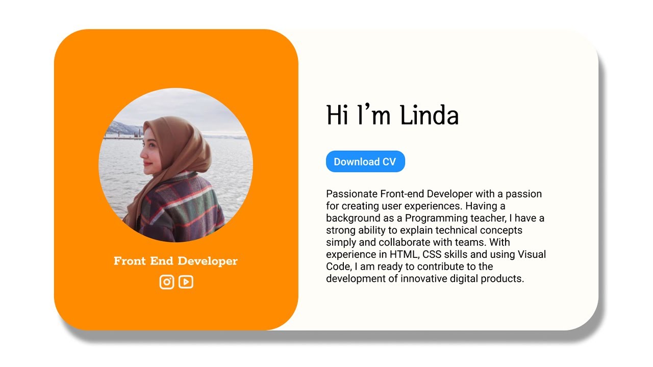 Mini Project : Personal Website Using HTML, CSS, and JavaScript - YouTube