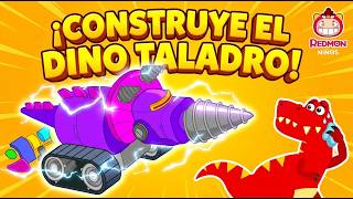 ¡Construimos un DINO TALADRO Gigante! 🦖🛠️ Salvando a T-Rex del calor extremo | Redmon Niños